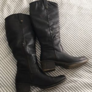 Dark brown riding boots size 9